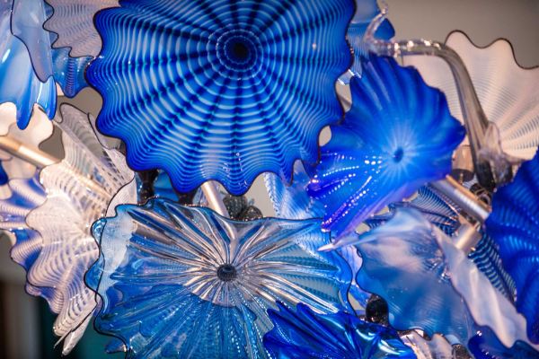 Chihuly glass sculpture.