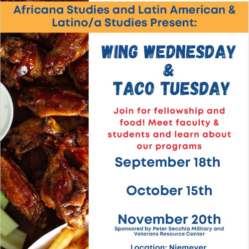 Wing Wednesday and Taco Tuesday Flyer