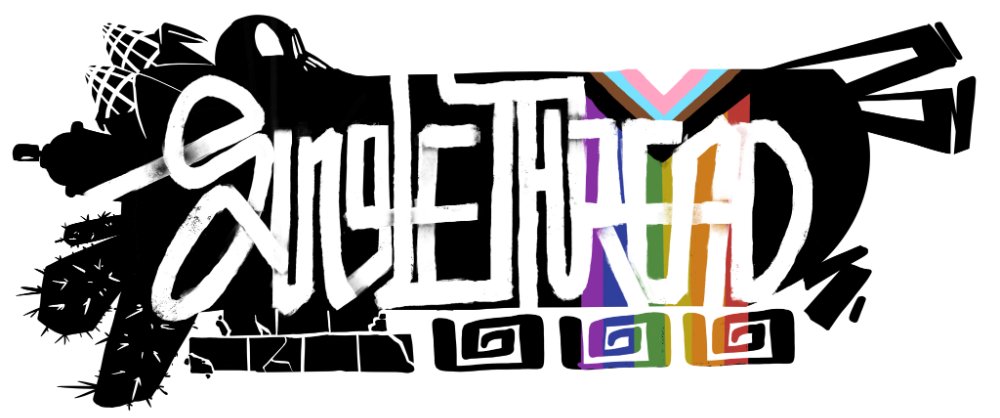 A graffiti style logo that says "Single Thread".