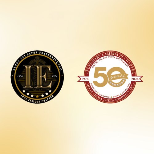 Legendary Lambda Pi Chapter 50 years logo