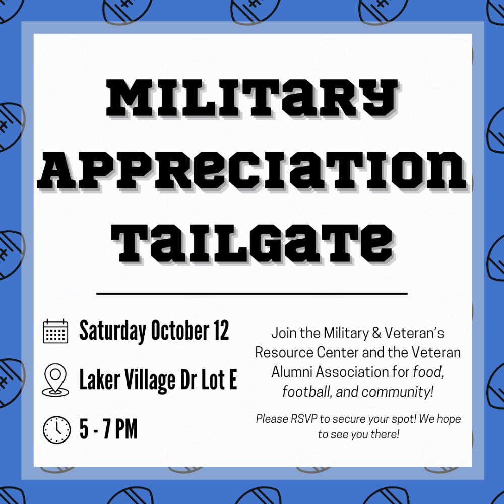 Military Appreciation Tailgate Info