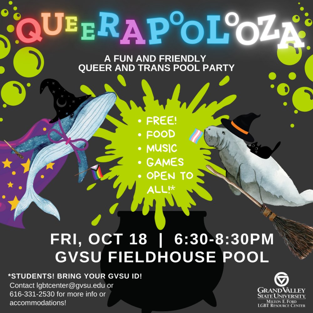 QueeraPOOLooza: Spooky Pool Party! poster