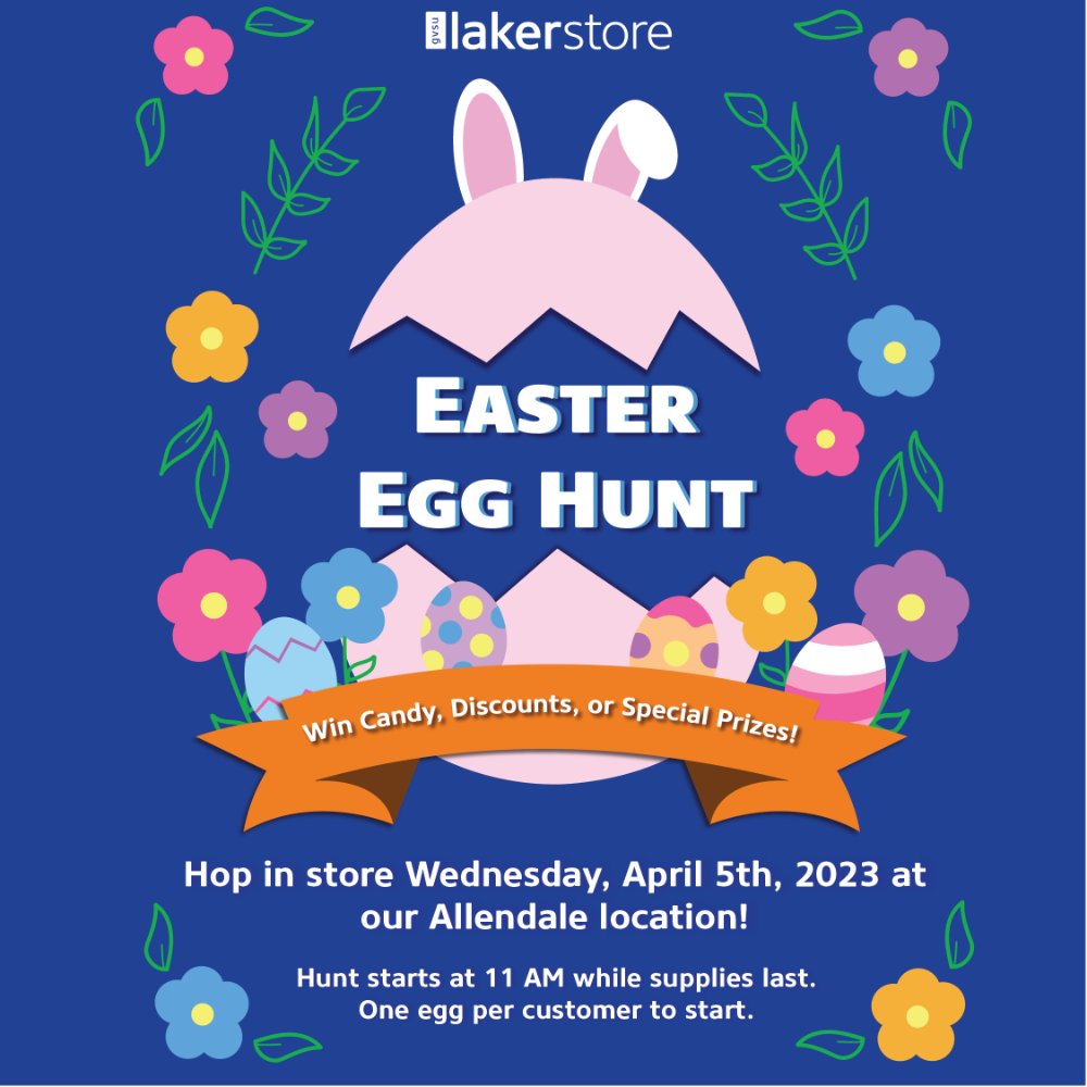 GVSU Laker Store Easter Egg Hunt