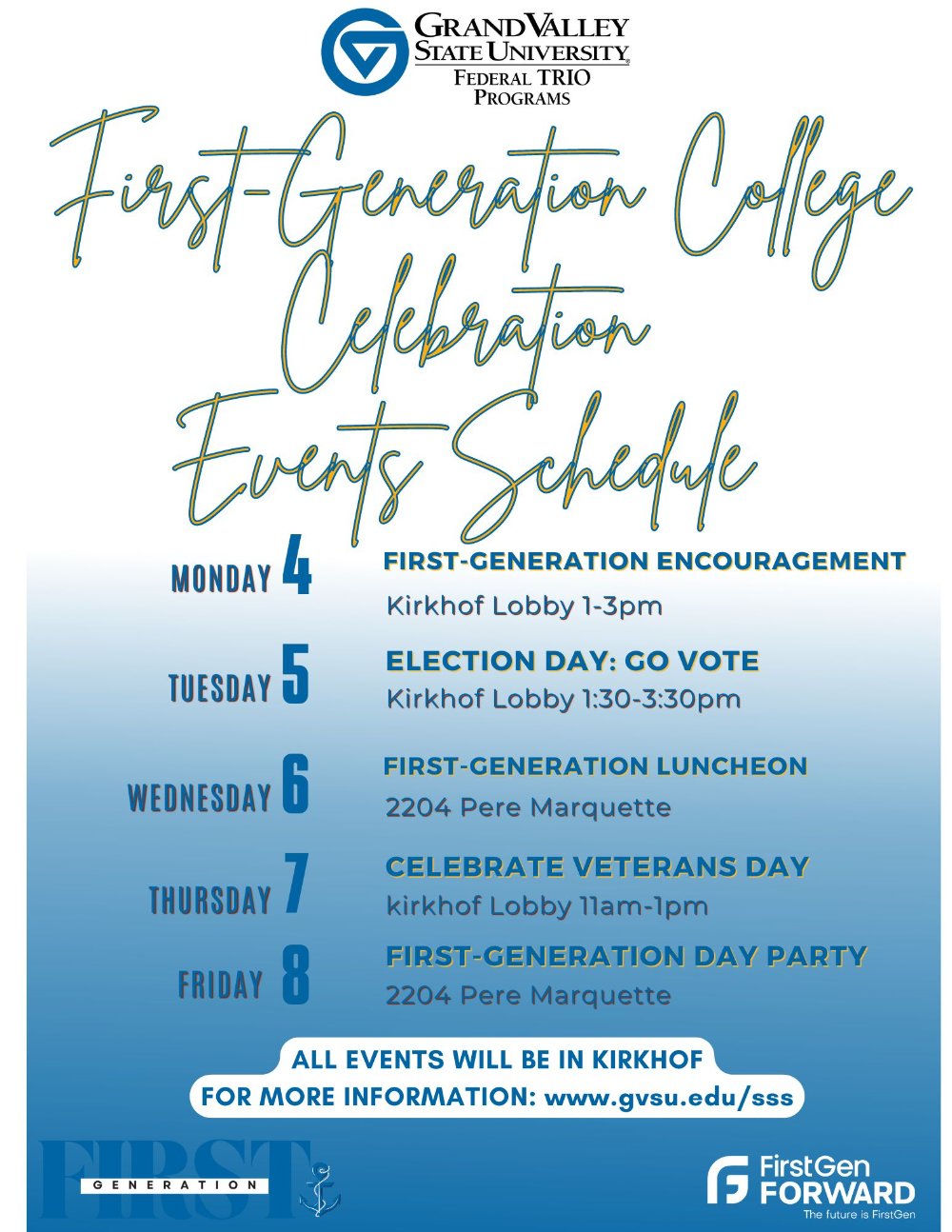 1st Generation Celebration Week