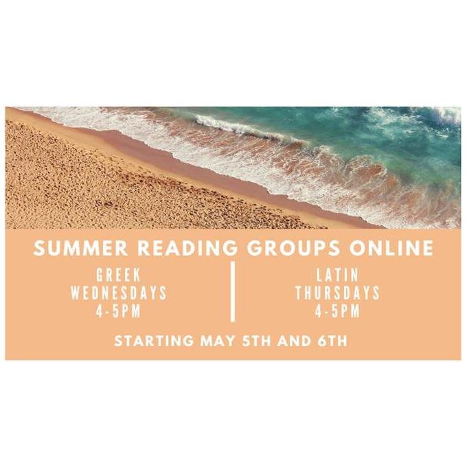 Summer Reading Groups Online - Starting May 5th and 6th