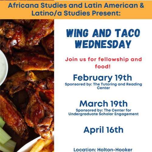 Taco Tuesday and Wing Wednesday