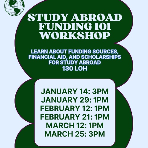 Study Abroad Funding 101 Workshop