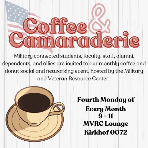 Coffee & Camaraderie Flyer