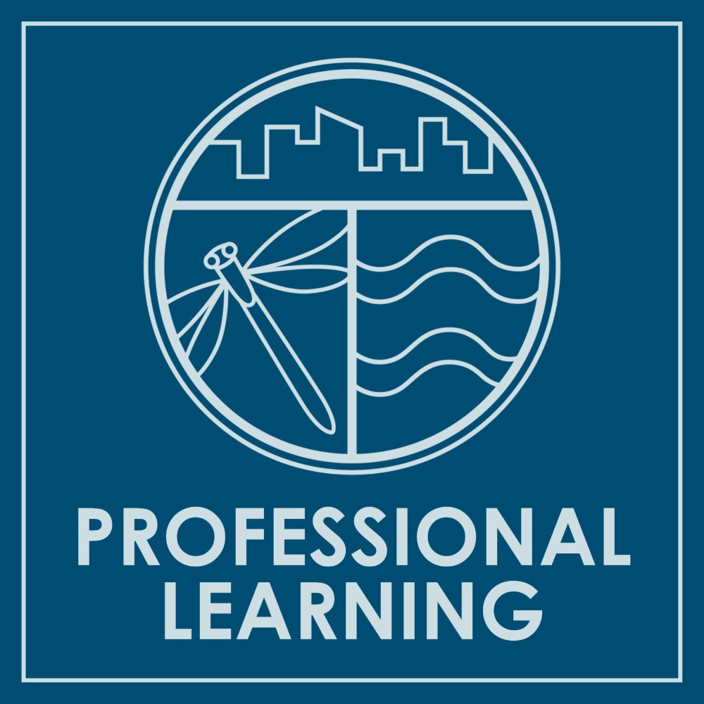Groundswell Stewardship Initiative circular logo with "professional learning" beneath