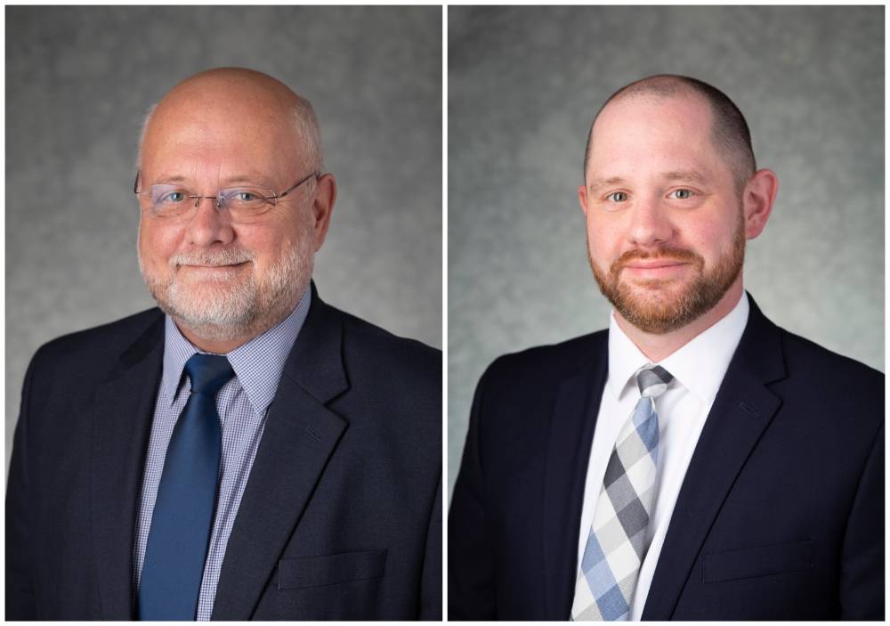 composite photo of, left, Scott Rood and John Lipford