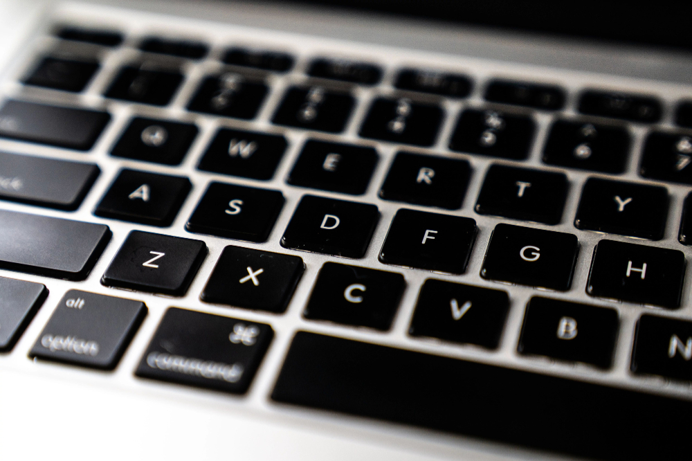 close up photo of Mac keyboard