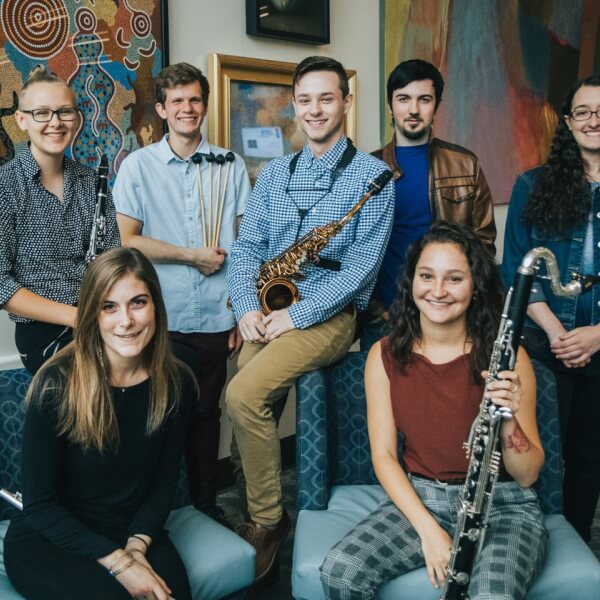 Members of the Grand Valley New Music Ensemble