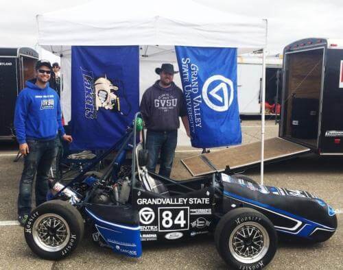 Among the projects on display at the Maker Faire will be a racing vehicle built by Grand Valley students on the Formula SAE team. 