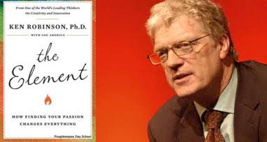 'The Element' by Ken Robinson is the 2012-2013 Community Reading Project selection.