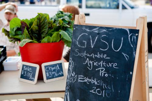 The Sustainable Agriculture Project is one of many sustainable projects at Grand Valley.