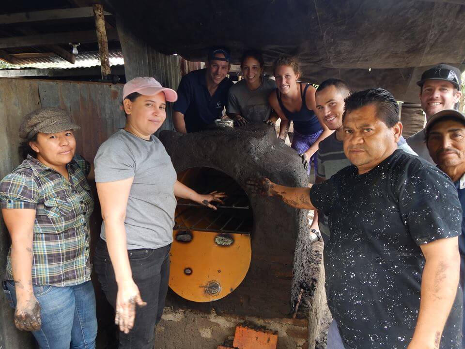 Improving an oven in Nicaragua