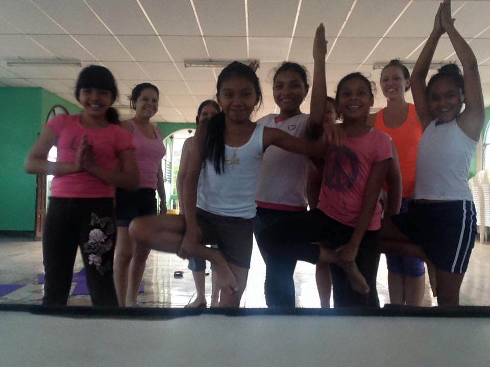 Patrone taught yoga in Nicaragua