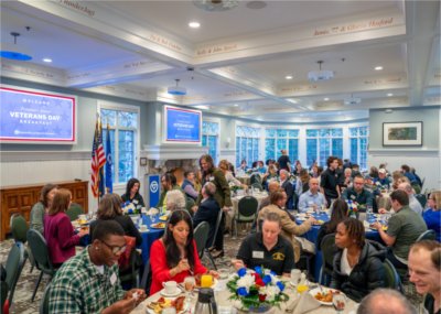 Guests at the Veterans Day Breakfast