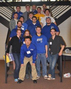 Grand Valley students at the ASME District B Competition.