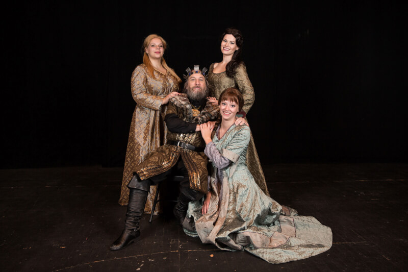 The cast of "King Lear."