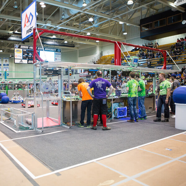 Teams compete at FIRST ROBOTICS