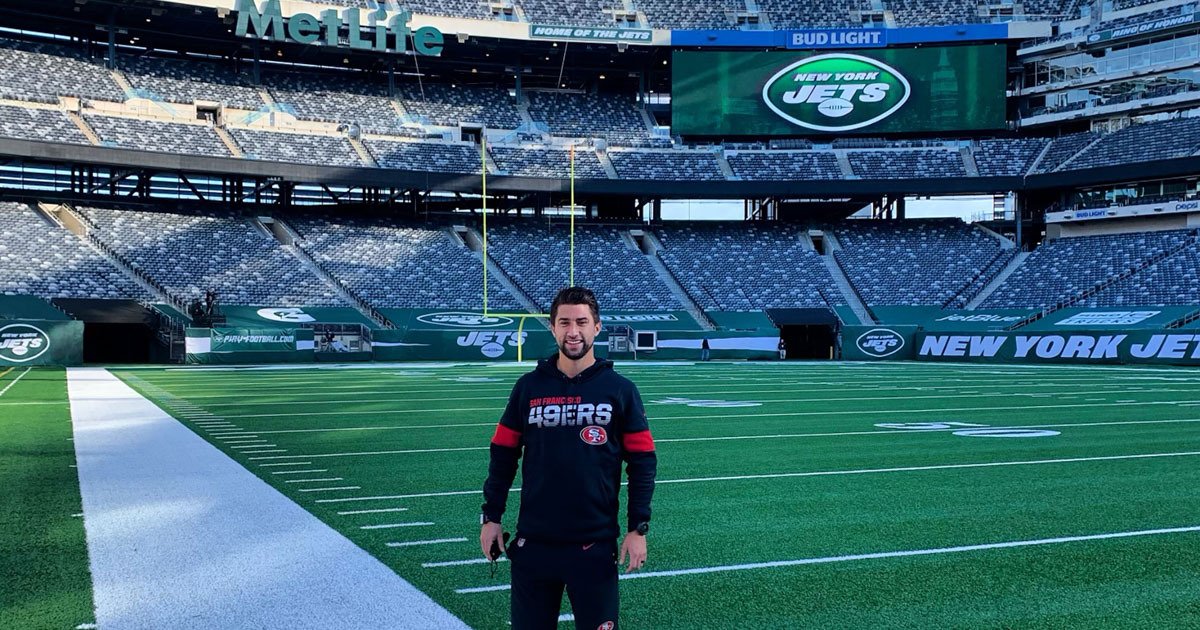 Athletic training graduate kicks off career with the New York Jets