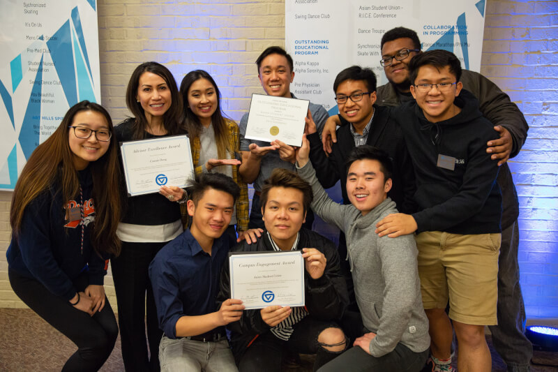 The Asian Student Union received the Outstanding Educational Award for its RICE Conference.