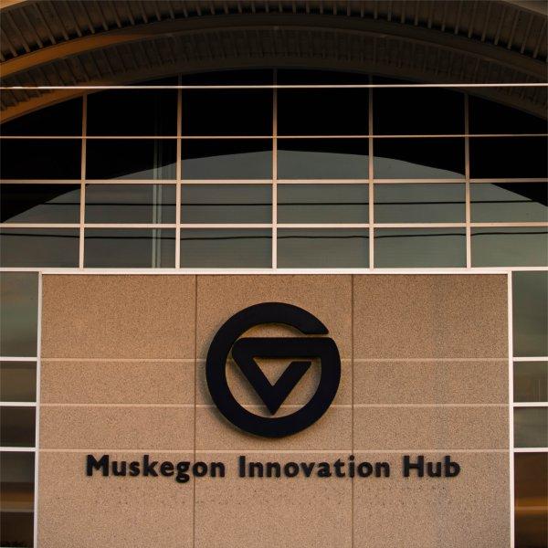 Exterior facade of Muskegon Innovation Hub