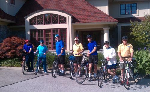 Participants in the 2013 Bike to Work Day are pictured.