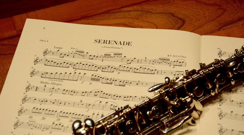 Photo of The Grand Partita sheet music.