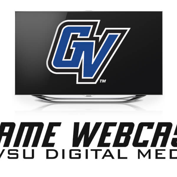 GVSU Athletics Webcast graphic