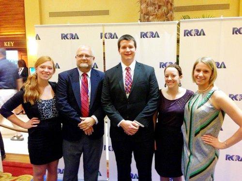 From left: Lauren Meyer, A. Scott Rood, Kollin Currie, Erica Yeomans, Emily Balander.