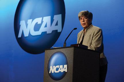 Donna Lopiano, former CEO of the Women's Sports Foundation, will speak at two events on campus on February 23.