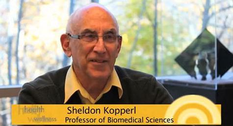 Sheldon Kopperl, professor of biomedical sciences, discusses his battle with depression in a video for Health and Wellness about emotional health.