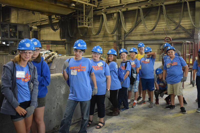 Campers touring the Kent County Waste-to-Energy Facility.