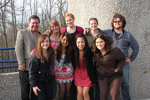 Pictured are, back row from left, Roque Villegas, Abigail DeHart, Kaley Bectel, Katie LaRue and Samuel Pfauth; bottom row, from left, Bethany Ryder, Irma Ramirez, Ismelda Tello-Reyes and Angela Cluley.