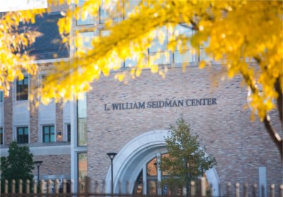 Photo of L. William Seidman Center main entrance