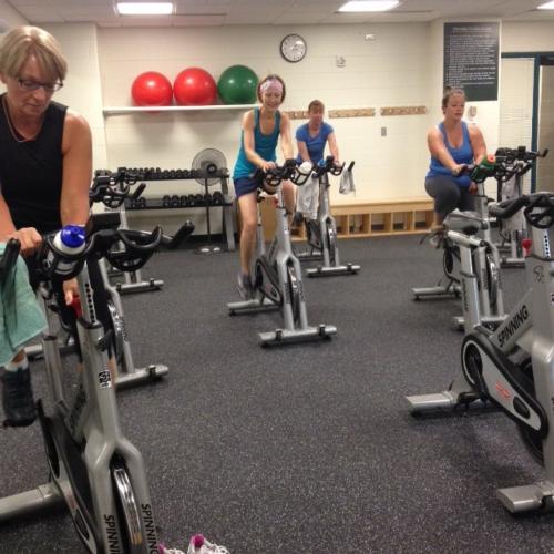 Proceeds from a spin class in the Fieldhouse next week will benefit the GVSU Farmers Market.