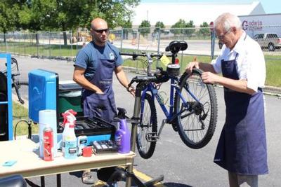 Free bike tune-ups will be available at the Farmers Market on August 19.
