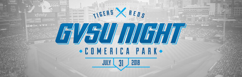 Detroit Tigers host GVSU Night at Comerica Park