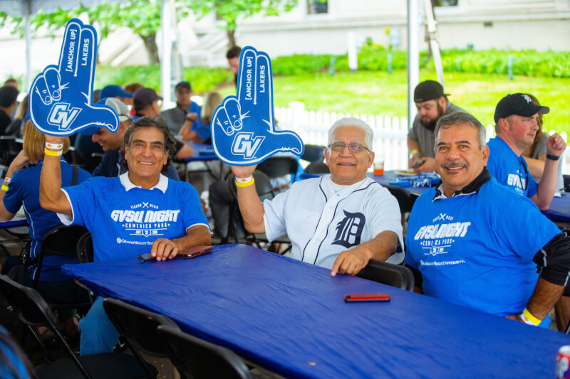 Prior to the game, a special tailgate event took place at Grand Valley's Detroit Center.