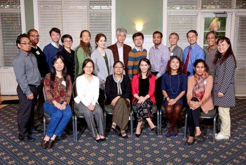 The Asian Faculty and Staff Association is pictured. Co-chairs are Kin Ma, assistant professor of geography and planning, (back row, third from right) and Yosay Wangdi, associate professor of history, (seated, third from left). 