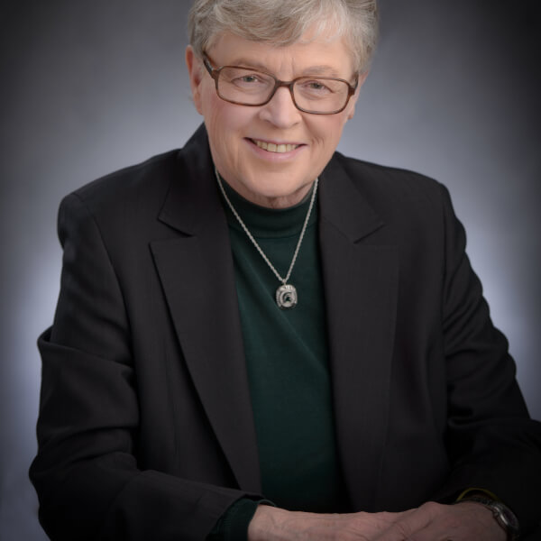 Lou Anna Simon, president of Michigan State University
