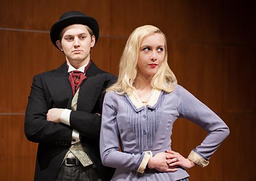 Joseph Birchler, of Ann Arbor, and Alexandra Papas, of Grosse Pointe, will perform as Mack and Polly in the GVSU Opera Theatre production.