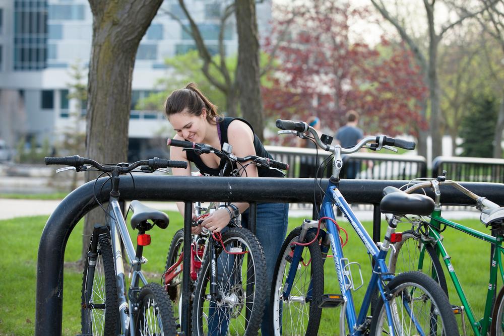 Grand Valley named a bicycle friendly university - 1000