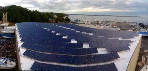 Chart House Energy built the largest solar PV project in Michigan at Torresen Marine in Muskegon in 2010.