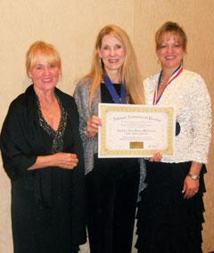 From left are Bonnie Wesorick, Cynthia McCurren and Michelle Troseth. McCurren was elected to the National Academies of Practice.