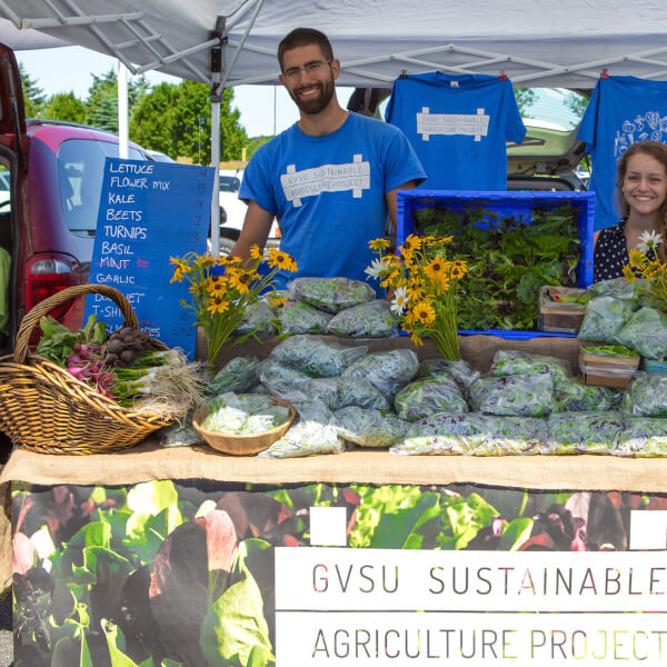 Activities like the farmers market are highlighted during Healthy Campus Week.