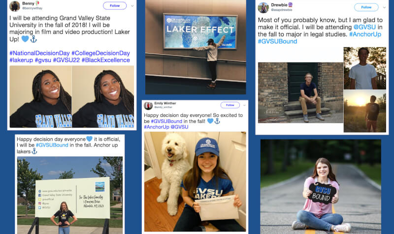 Photos from the following students on Twitter and Instagram: @benneywithay, @asapdrewbie, @emily_winther, @cristinarand, @ketauer, @rebekah_truax.