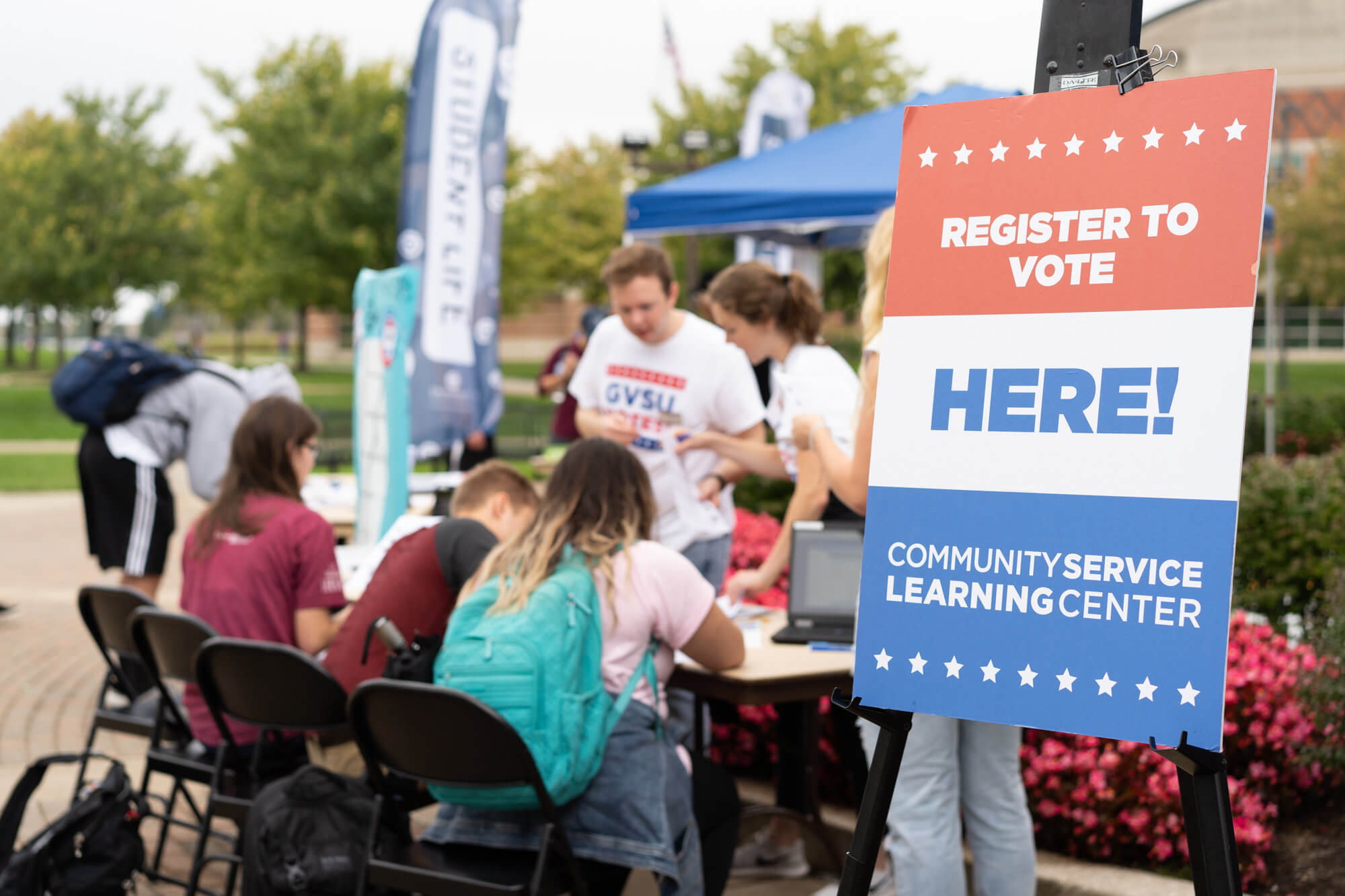 Mobile registration unit to visit GVSU on National Voter Registration